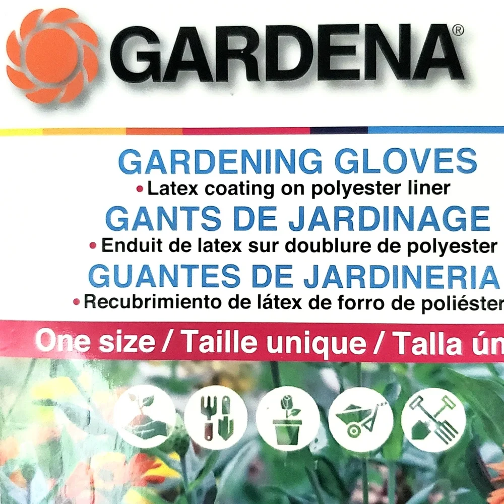 New Garden Gloves w Latex grip 3 pair